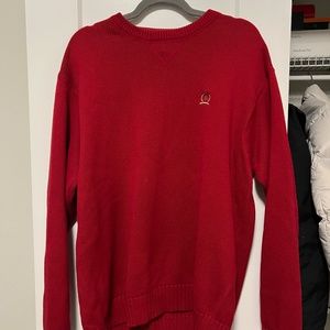 Red Tommy Hilfiger sweater